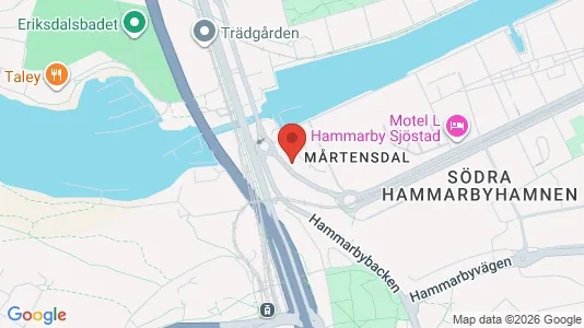 Lägenheter till salu i Hammarbyhamnen - Bild från Google Street View