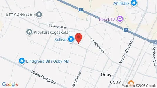 Lägenheter att hyra i Osby - Bild från Google Street View