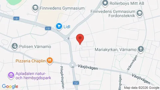 Bostadsrätter till salu i Värnamo - Bild från Google Street View