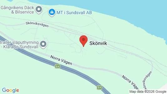Lägenheter att hyra i Sundsvall - Bild från Google Street View