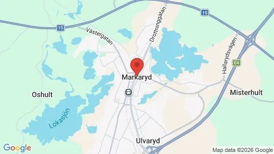 Hus att hyra i Markaryd - Bild från Google Street View