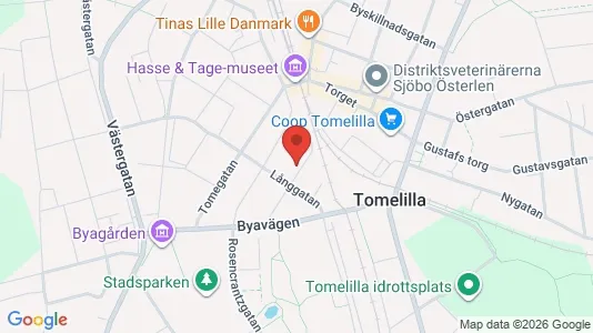 Lägenheter till salu i Tomelilla - Bild från Google Street View