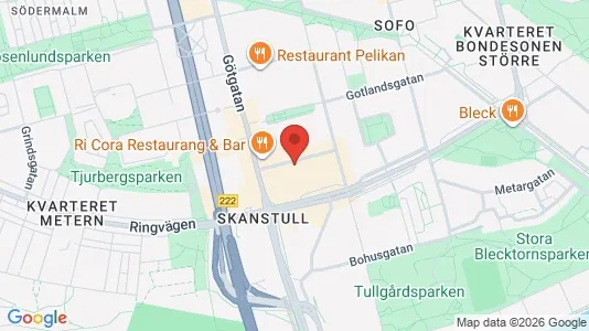 Lägenheter till salu i Södermalm - kort over placeringen