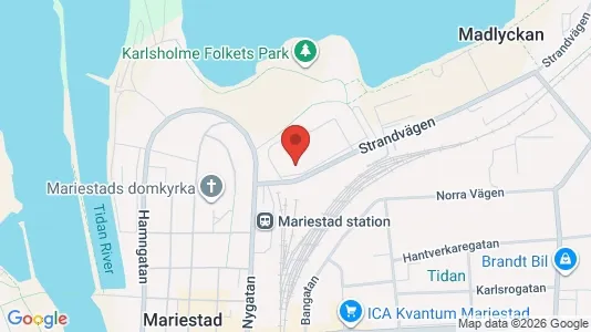 Bostadsrätter till salu i Mariestad - Bild från Google Street View