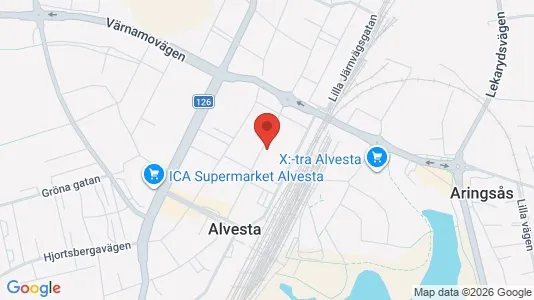 Lägenheter att hyra i Alvesta - Bild från Google Street View