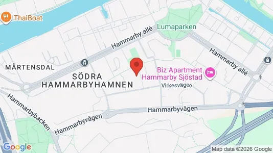Bostadsrätter till salu i Hammarbyhamnen - Bild från Google Street View