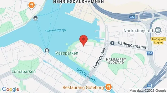 Lägenheter till salu i Hammarbyhamnen - Bild från Google Street View