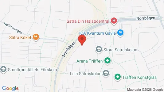 Lägenheter att hyra i Gävle - Bild från Google Street View