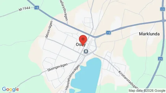 Lägenheter att hyra i Osby - Bild från Google Street View