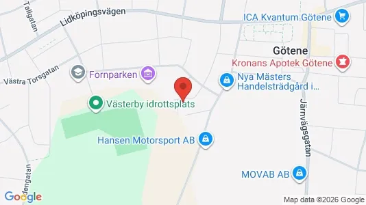 Lägenheter att hyra i Götene - Bild från Google Street View