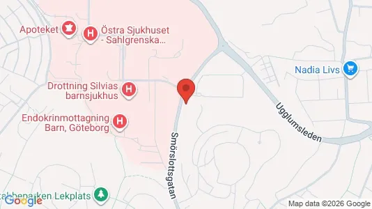 Bostadsrätter till salu i Örgryte-Härlanda - kort over placeringen