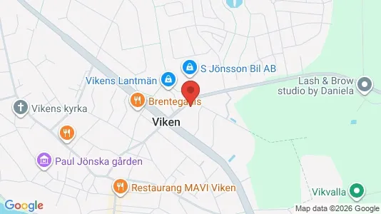 Bostadsrätter till salu i Höganäs - kort over placeringen