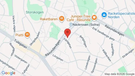 Lägenheter att hyra i Solna - kort over placeringen
