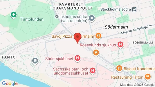Lägenheter att hyra i Södermalm - kort over placeringen