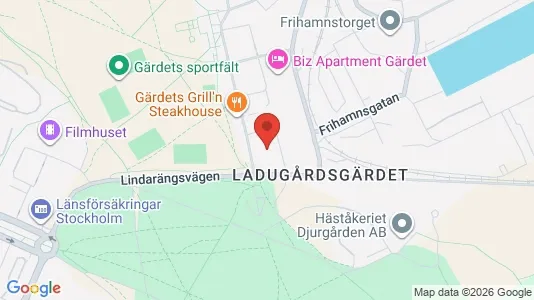 Lägenheter att hyra i Gärdet/Djurgården - Bild från Google Street View