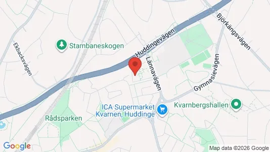Lägenheter till salu i Huddinge - Bild från Google Street View
