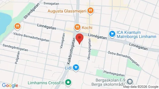 Lägenheter till salu i Malmö Centrum - kort over placeringen