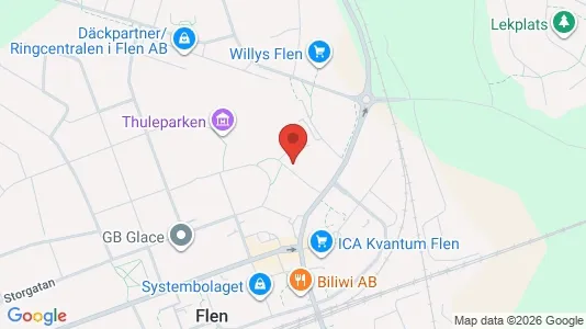 Lägenheter att hyra i Flen - Bild från Google Street View