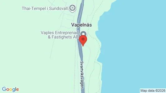 Lägenheter att hyra i Sundsvall - kort over placeringen