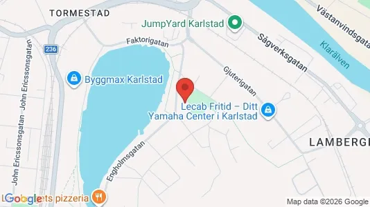 Bostadsrätter till salu i Karlstad - kort over placeringen