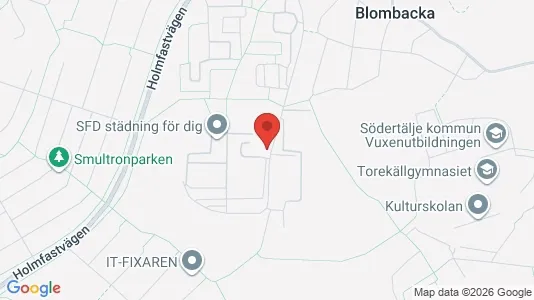 Lägenheter att hyra i Södertälje - kort over placeringen