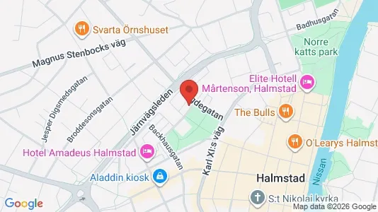 Bostadsrätter till salu i Halmstad - Bild från Google Street View