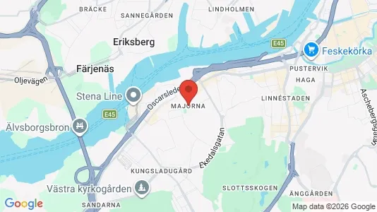 Rum att hyra i Majorna-Linné - Bild från Google Street View