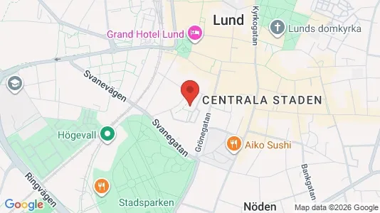 Lägenheter till salu i Lund - kort over placeringen