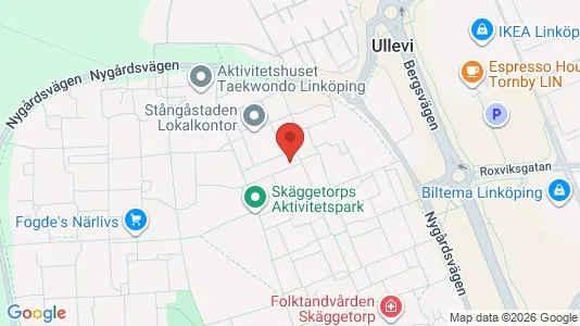 Lägenheter att hyra i Linköping - kort over placeringen