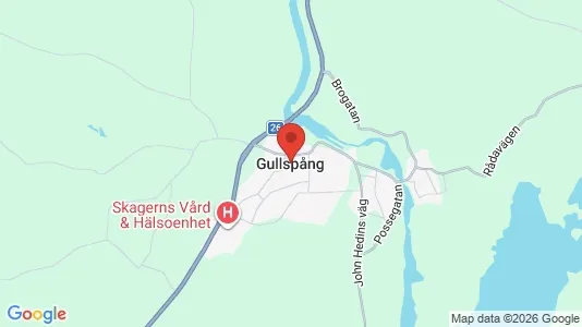 Hus till salu i Gullspång - Bild från Google Street View