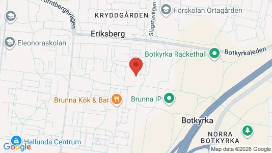 Bostadsrätter till salu i Botkyrka - kort over placeringen