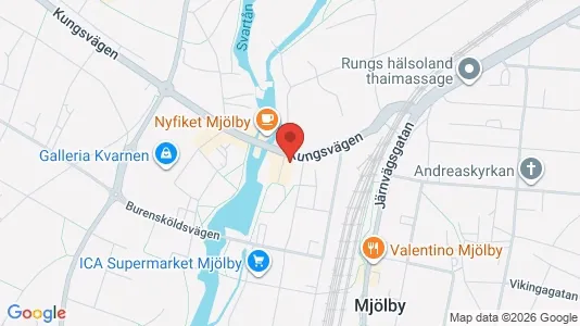 Lägenheter att hyra i Mjölby - Bild från Google Street View