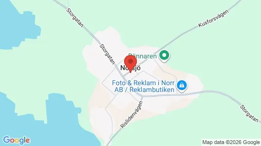Hus till salu i Norsjö - Bild från Google Street View