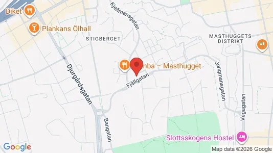 Lägenheter till salu i Göteborg Centrum - kort over placeringen