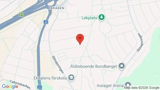 Lägenheter till salu i Jönköping - kort over placeringen