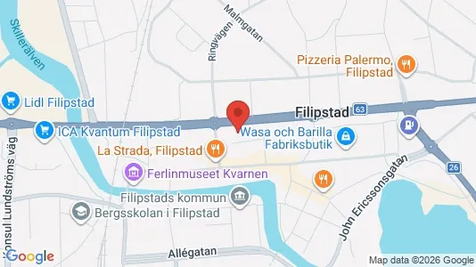 Bostadsrätter till salu i Filipstad - Bild från Google Street View