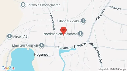 Bostadsrätter till salu i Årjäng - kort over placeringen