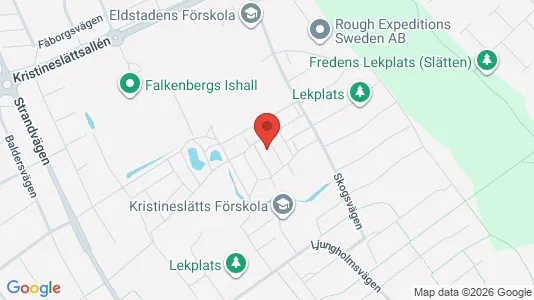 Lägenheter till salu i Falkenberg - kort over placeringen