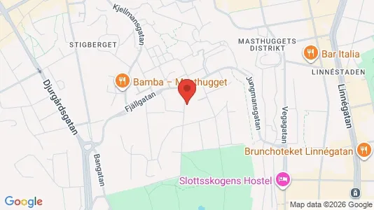Lägenheter till salu i Göteborg Centrum - kort over placeringen
