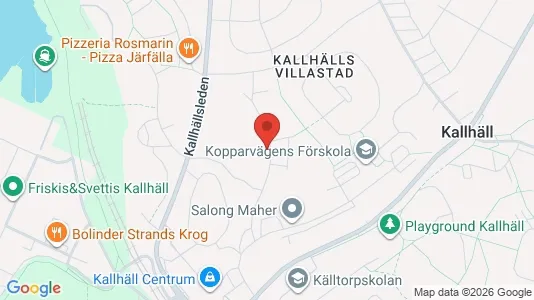 Bostadsrätter till salu i Järfälla - kort over placeringen