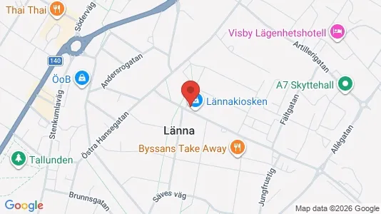 Lägenheter att hyra i Gotland - Bild från Google Street View