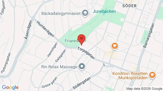 Lägenheter till salu i Jönköping - kort over placeringen