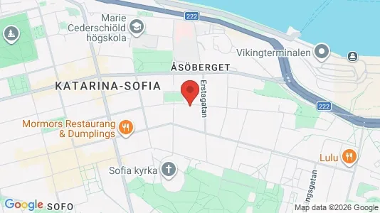 Lägenheter till salu i Södermalm - kort over placeringen