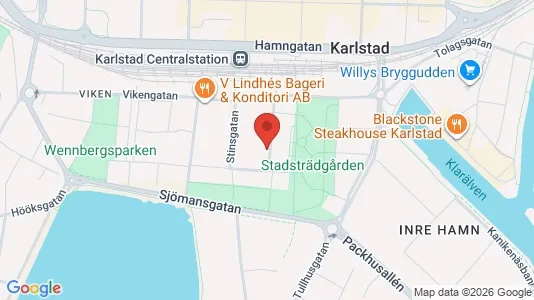 Lägenheter till salu i Karlstad - kort over placeringen