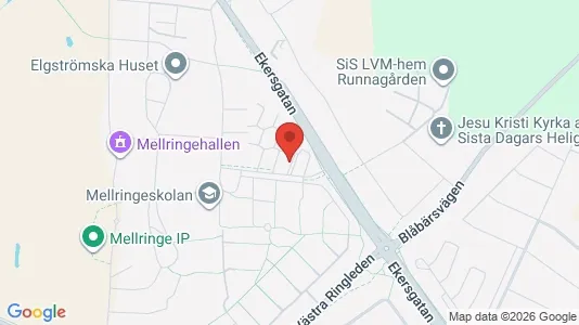 Lägenheter till salu i Örebro - kort over placeringen