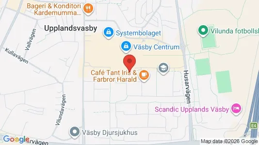 Lägenheter till salu i Upplands Väsby - kort over placeringen