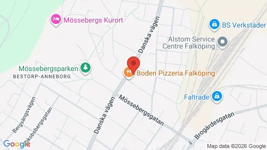 Lägenheter att hyra i Falköping - kort over placeringen