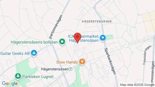 Bostadsrätter till salu i Söderort - kort over placeringen
