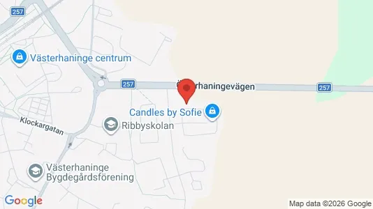 Lägenheter att hyra i Haninge - kort over placeringen