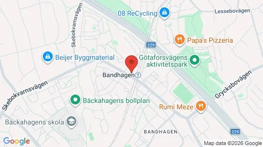 Lägenheter att hyra i Söderort - kort over placeringen